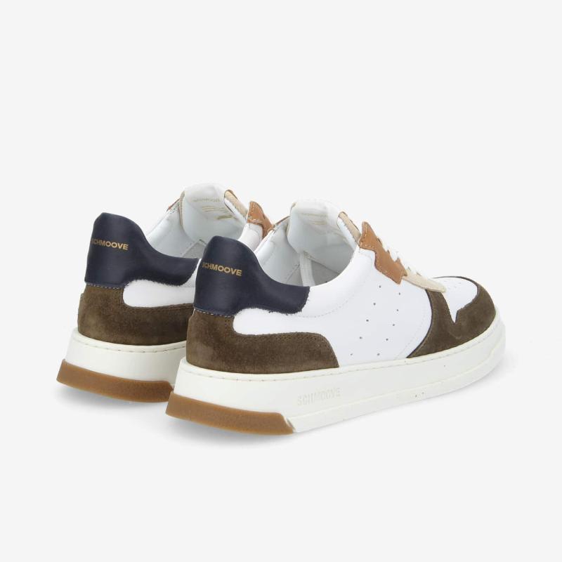 ORDER SNEAKER M - NAPPA/SDE/COUNT - BLANC/VERT/BLEU MARINE